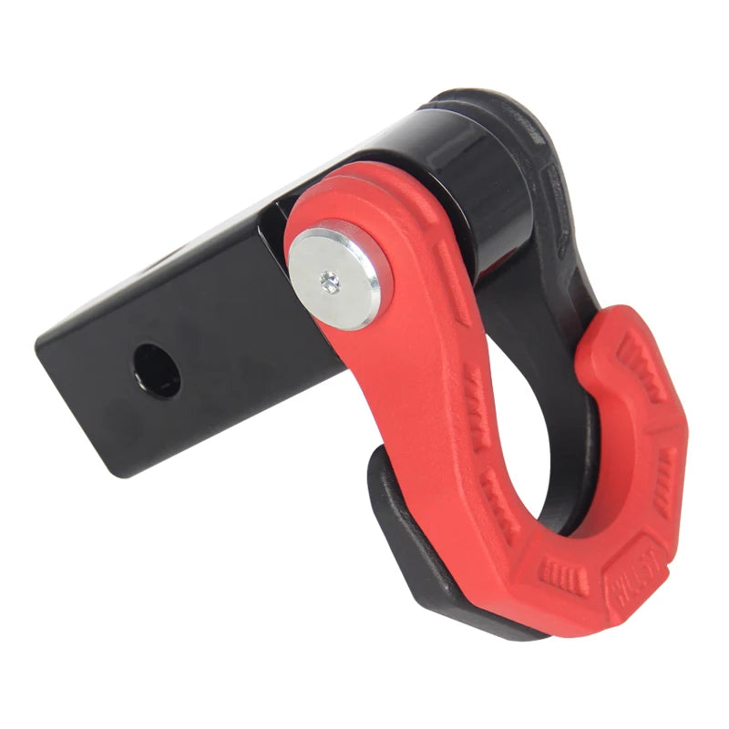 Multifunctional Towing Hook Bow Ring Hitch Fits 2inch Receiver Forged Shackle Tow Hook Parts Trailer Hitch Offroad Accessories 4