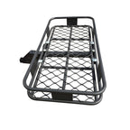 Alloy Material Car Rear 2inch Receiver Outdoor Luggage Basket Frame Kit Basket Rack Trailer Hitch Camp Trailer Accessories 1