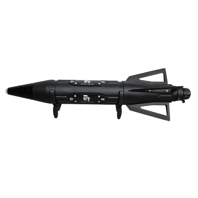 5L Missile Shape Jerry Can Portable Fuel and Water TanK for Off-Road SUV Exterior Decoration Outdoor Emergency Gas Canister Drum 1