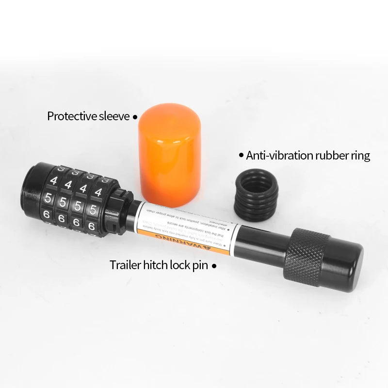 Digital Password Design Lock Pin Parts Trailer Hitch Safety Latch Car Accessories Bolt Pin to Release and Locking the Tow Hook 5