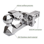 Stainless Steel Trailer Hook Match 2inch Receiver of Rear Bumper Off-road Refit Parts Trailer Hitch Arm Camping Car Accessories 2