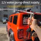 4X4 Car Offroad Roof Water Storage Tank Outdoor Camping 30L Capacity with Pressure Plastic Water Tank Trailer Hitch Accessories 4