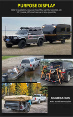 For Prado Car Tow Bar Caravan Steel Trailer Rear Bumper Towing Hook Offroad Parts Tow Hitch Vehicle Trailer Hitch Accessories 5