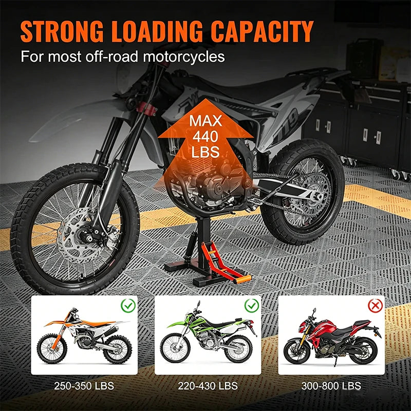 Motorcycle Repair Lift Stand Heavy Duty Service Lift Frame Professional Motorcycle Maintenance Tools for Workshop Garage Repair 4
