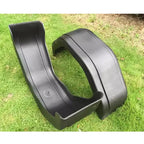New High Quality Black Plastic Tire Mudguard for 12-15" Wheel Arch Trailer Parts 5