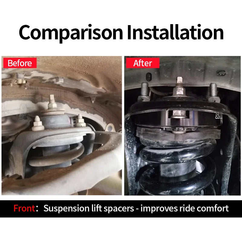 BAIC BJ40 Plus Aluminum Alloy Front/Rear Suspension Lift Spacers Kits Yellow Blue High Quality 3 Months Warranty Refit 3