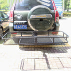 Enlarge Style Foldable Rear Luggage Basket 5X5cm Square Mouth Luggage Rack Cargo Carrier Trailer Hitch Camp Trailer Accessories 6