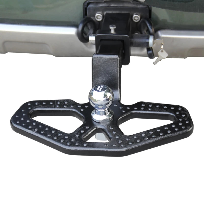 2inch Receiver for Rear Bumper Trailer Hitch Foot Pedal with 50mm Ball Tow Hook Refit Parts Off-road Car Accessories 6