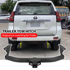 For Prado Car Tow Bar Caravan Steel Trailer Rear Bumper Towing Hook Offroad Parts Tow Hitch Vehicle Trailer Hitch Accessories 3