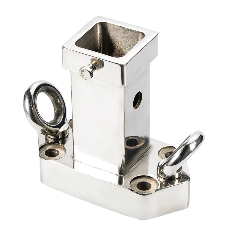 American Style 2-Inch Square Stainless Steel Trailer Towing Device Off-Road Accessories for PRADO 4x4 3