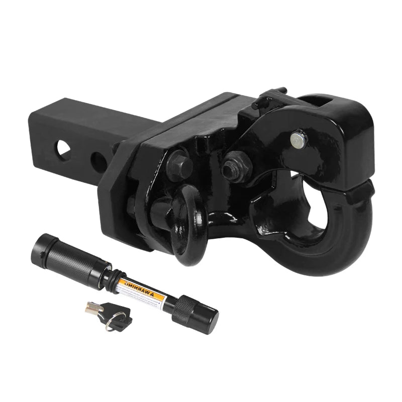 New Heavy Duty Steel Large-Tonnage 4X4 Pintle Hook Combination Trailer Hitch for Prado with 10000LBS Load Capacity 1