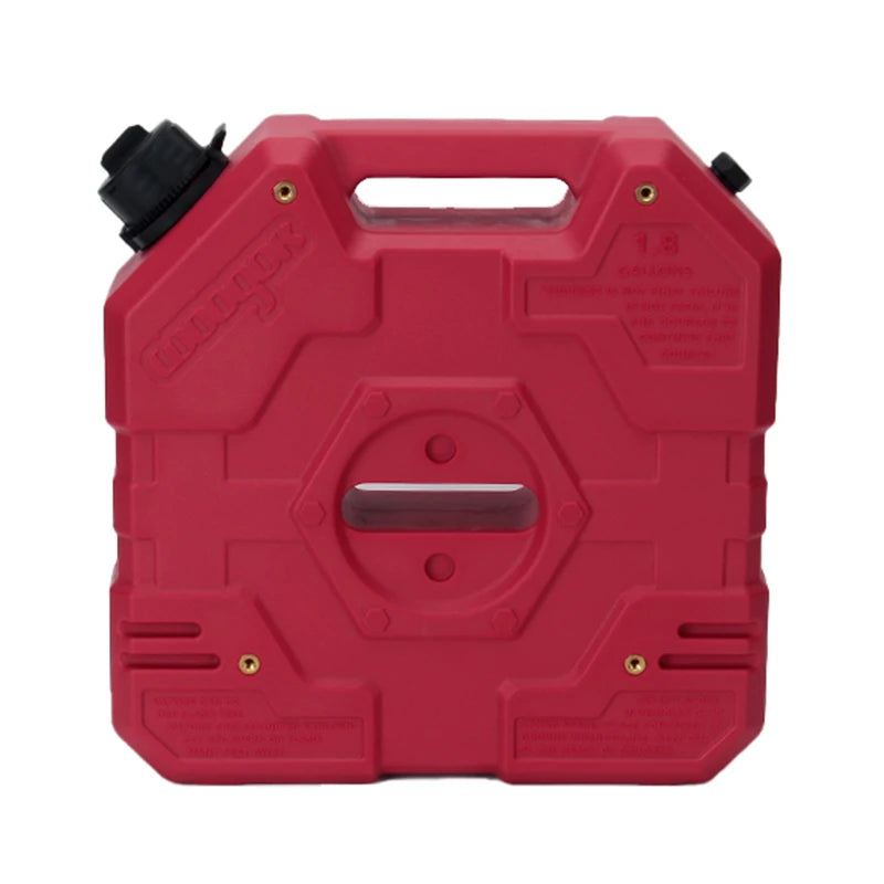 1.8 Gallon Square PE Outdoor Offroad Oil Bucket 6.8L Portable Emergency Oil Can Water Tank Overlanding Camping Car Accessories 1