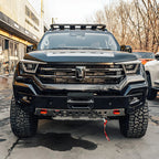 For Tank 400 Hi4-T Steel Front Bumper Winch Tray Bracket Winch Cradle Trailer Hitch Car Accessories Winch Mounting Rack Holder 5