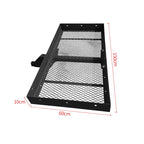 Mesh Style Short Trailer Basket, Rear Trailer Luggage Rack for Travel Camping SUV Trailer Hitch Camp Trailer Accessories 3