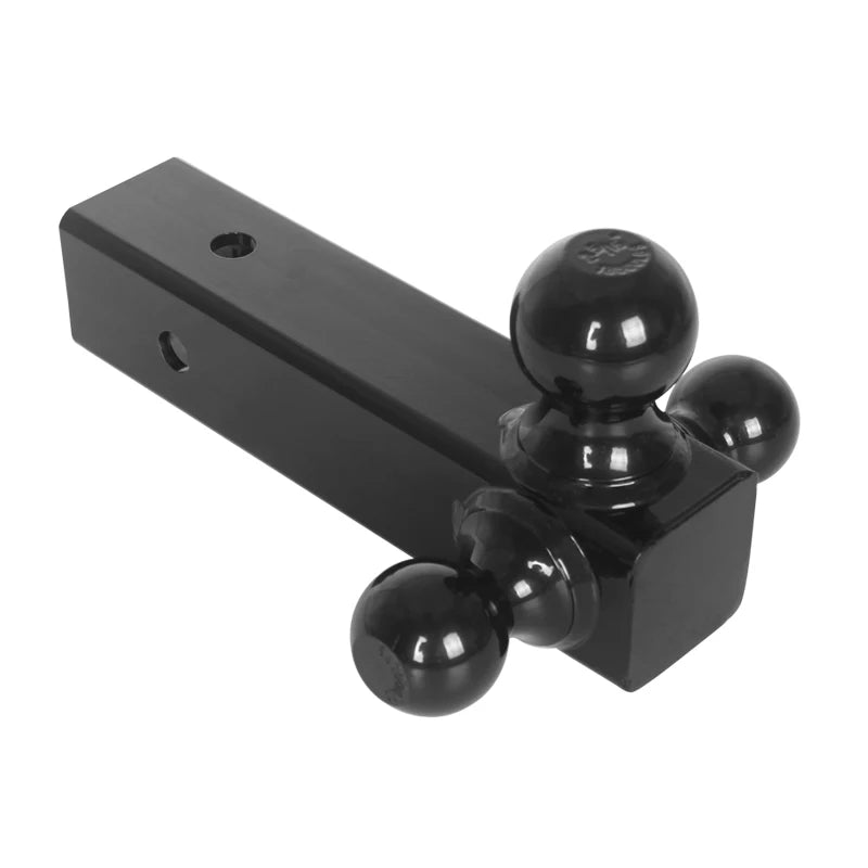 New Heavy Duty Steel Black 2-1/2inch Trailer Arm Tri Ball Hitch for GMC Sierra 2500 18500LBS Load Capacity 1