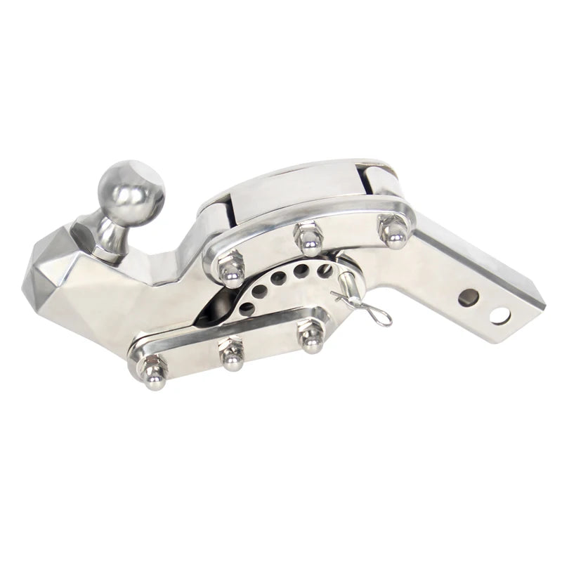 Stainless Steel Adjustable 5X5 CM Quick Insertion Square Tube Arm Trailer Hitch Off--road Refit Parts Tow Hook Car Accessories 3