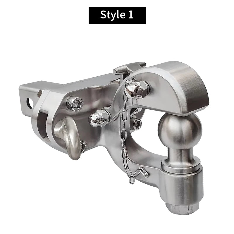 304 Stainless Steel More Style Towing Arm for Rear Bumper 2inch Receiver Trailer Hitch Offroad Refit Parts Car Accessories 2