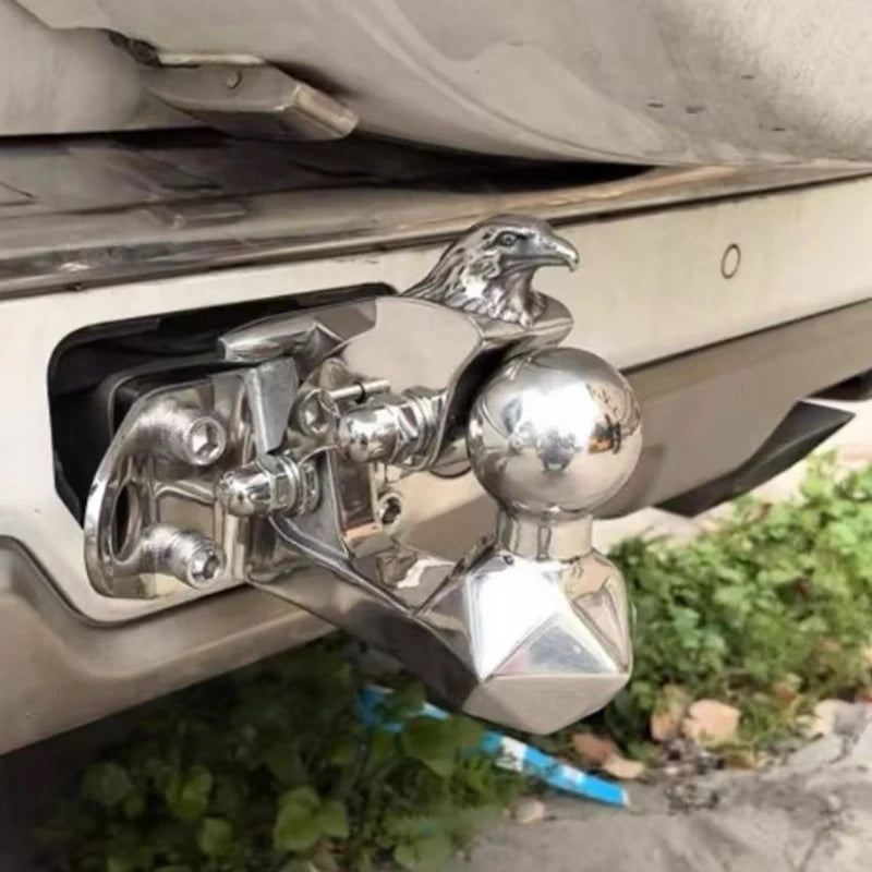 Trailer Stainless Steel Towing Hook for Toyota Prado Eagle Head Design Refit Parts Trailer Hitch Arm Camping Car Accessories 5