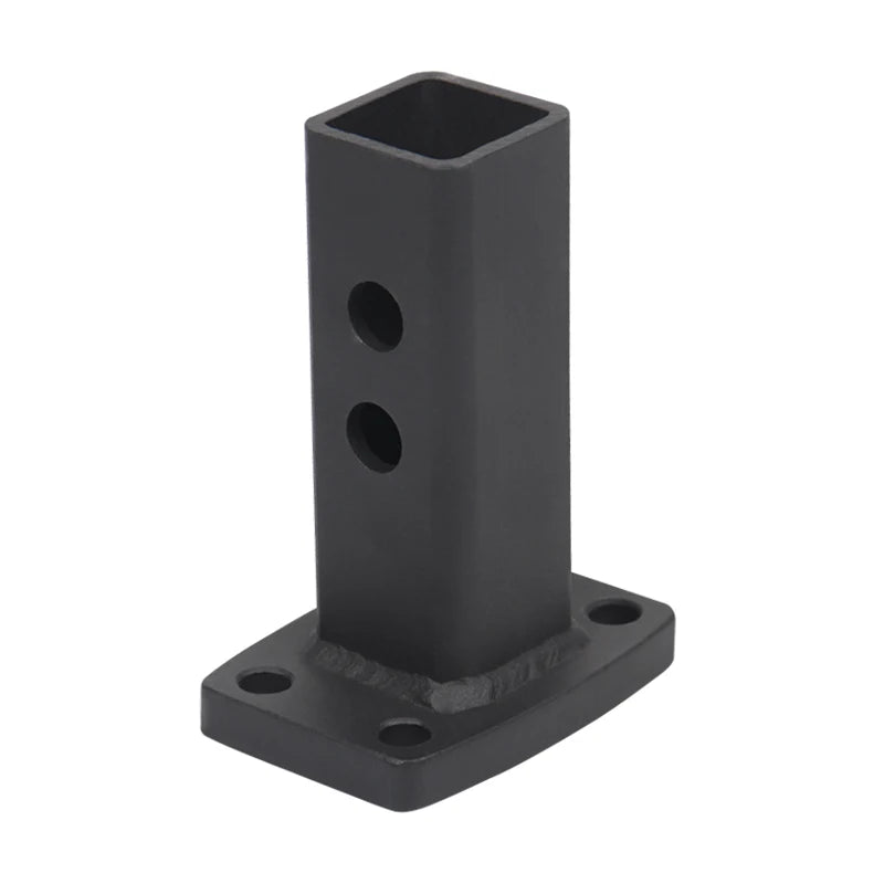 Trailer Rear Bumper Square Mouth Connector Towing Hook 5*5CM Pipe Convert 85*45CM Hole Trailer Hitch Pintle Hook Accessories 2