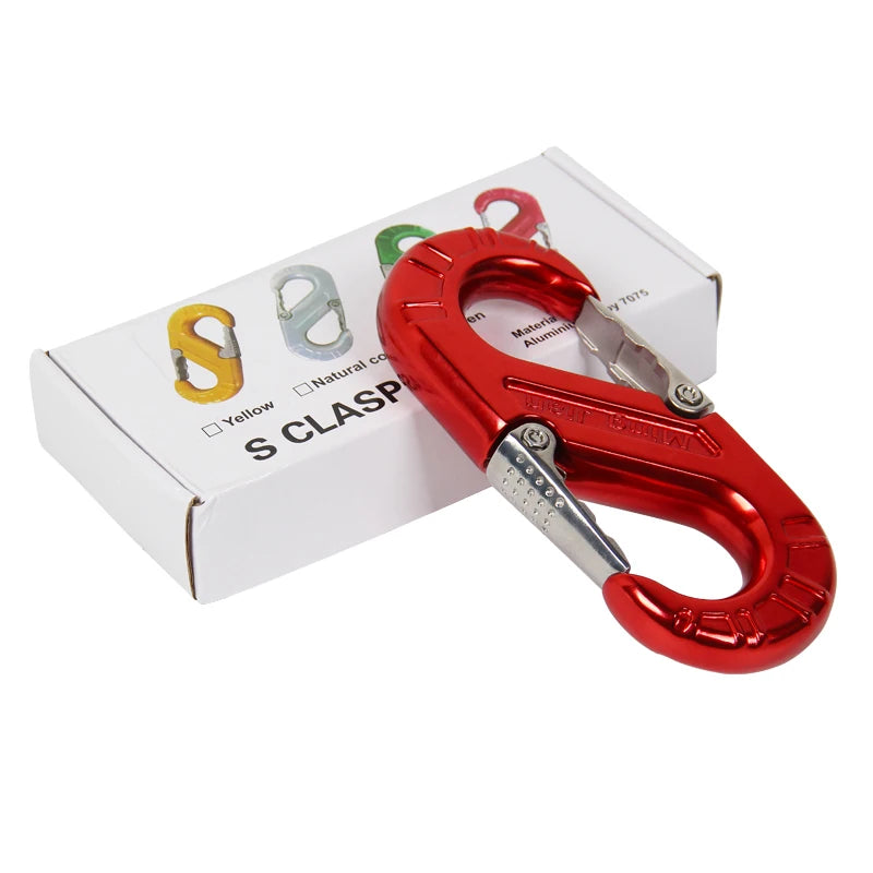 4X4 Off-Road Aluminum Alloy 7075 Trailer Hook S-Shaped Winch Quick Locking Auto Winch Trailer Shackle Trailer Parts Accessories 2