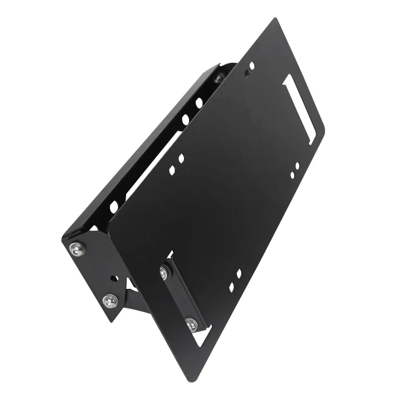 Universal Rust-proof Front Bracket License Plate Frame Trailer Hitch Car Exterior Accessories Black/Silver Number Plate Holder 6