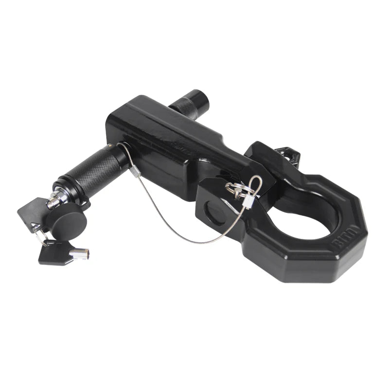 New High Quality Forged 40CR Steel Red/Black Trailer Arm Shackle U-hook 15 Ton Fits 2inch Receiver Off-road Tow Hook Hitch Camp 6
