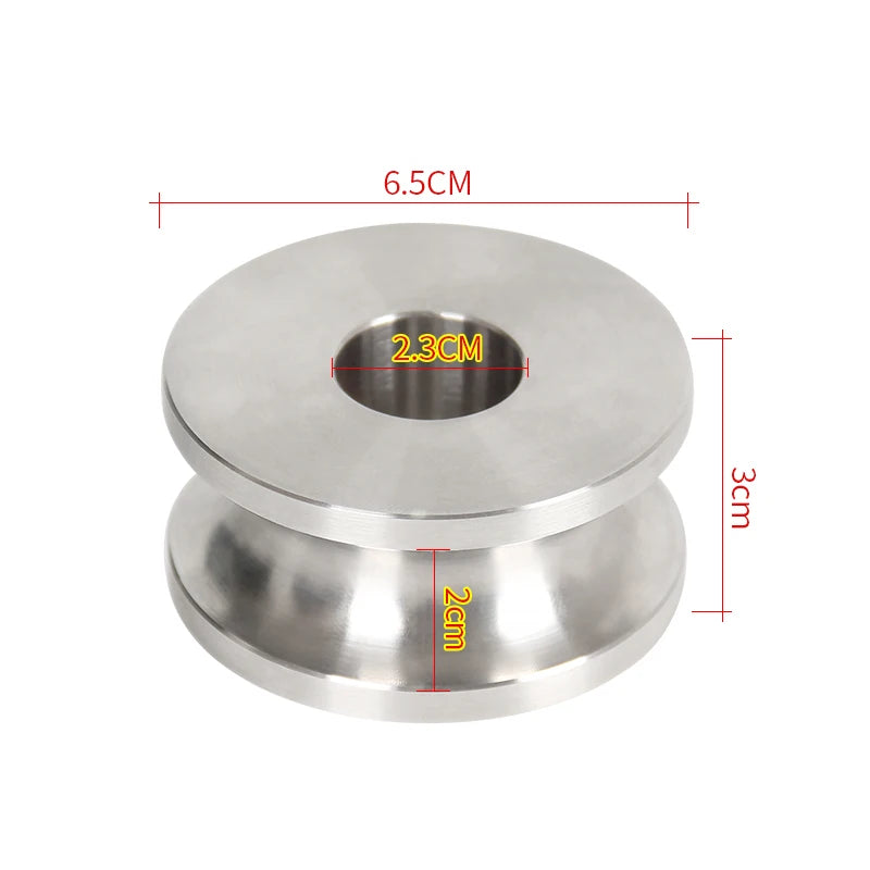 304 Stainless Steel U Shackle & Winch Recovery Pulley Block Rustproof Marine Grade Trailer Hitch Towing Snatch Block Set Parts 4
