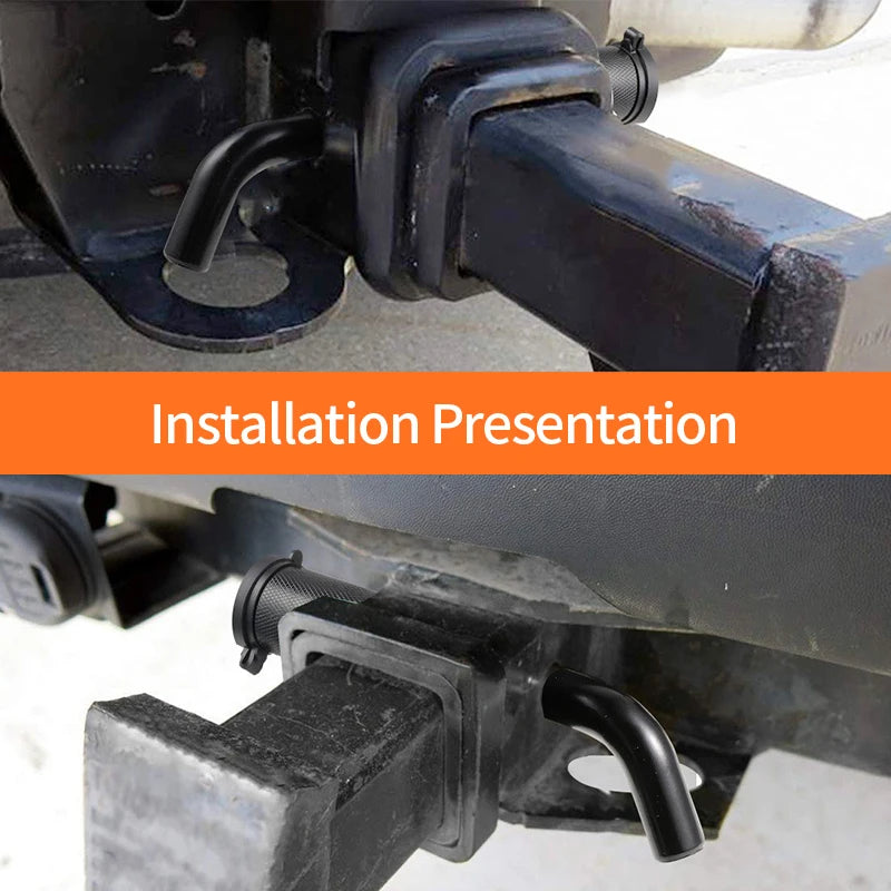 5/8 Inch L-Type Trailer Lock Pin Heavy Duty Carbon Steel Hitch Pin Anti-Theft Towbar Security Pin for 2 Inch Receiver Car Parts 5