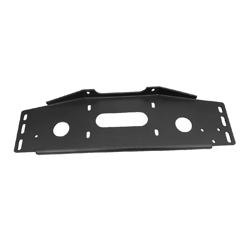 For Prado LC80 Front Bumper Steel Winch Tray Bracket Parts Trailer Hitch Winch Mounting Rack Holder Car Winch Cradle Accessories 1