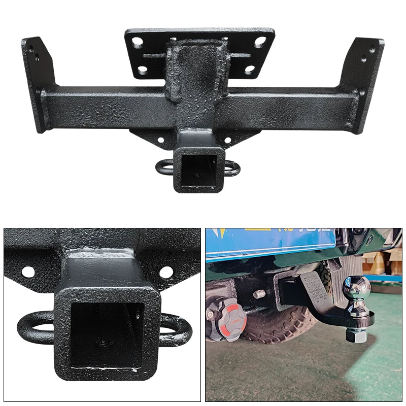 For Benz New G500 G63 G550 G65 G350 Trailer Steel Rear Bumper Car Tow bar Towing Hook Vehicle Trailer Hitch Accessories Coupling 2