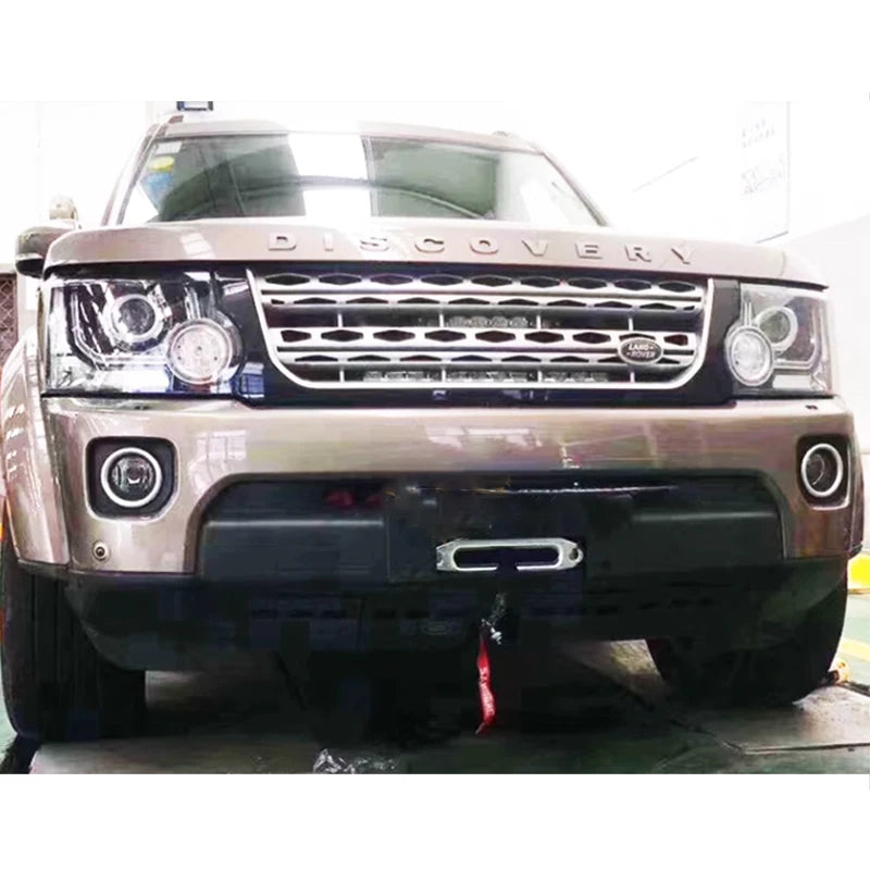 Front Bumper Winch Bracket Built in Installation in the Original Parking Space Discovery4 Trailer Hitch Camp Trailer Accessories 5