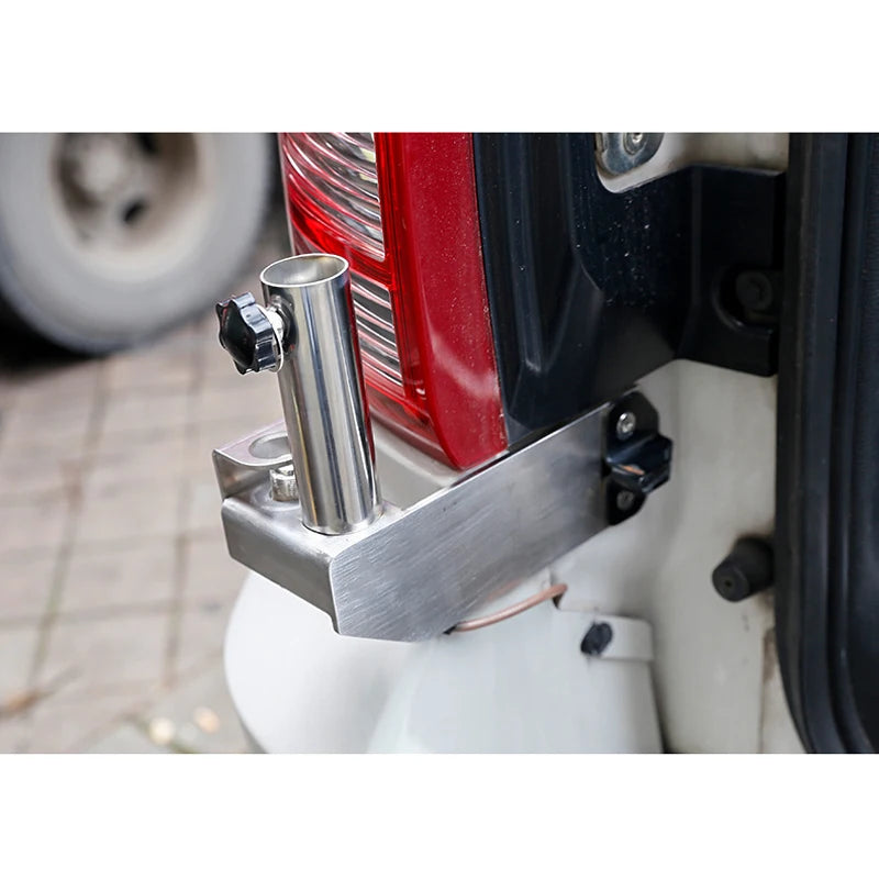 PAJERO V93/97 Tailgate Flagpole Bracket Antenna Bracket Trailer Hitch Camp Trailer Accessories 4