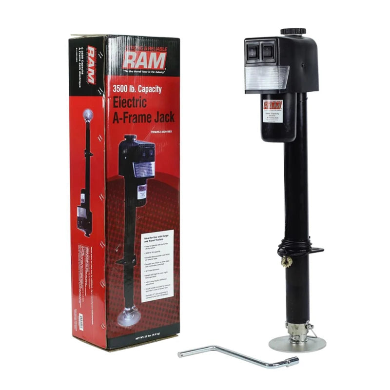 New 12V RV Electric Parking Support Jack Lift Trailer Bracket Hitch Accessories 4