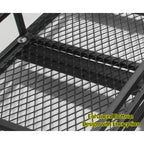 Folding Hitch Cargo Carrier Basket 2 Inch Receiver Mount Heavy Duty Steel Rear Luggage Rack for SUV Truck Car Road Trip Camping 5