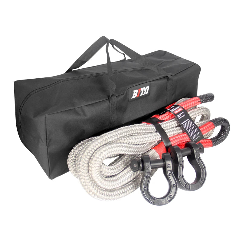 6M 15 Ton Towing Rope for Off-Road 4x4 U-Shaped Forging Shackle Trailer Hitch Rope Essential for Trailer Parts & Car Accessories 1