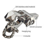Stainless Steel Trailer Hook Match 2in Receiver Handing Ring and Safely Shackle Parts Trailer Hitch Arm Camping Car Accessories 2
