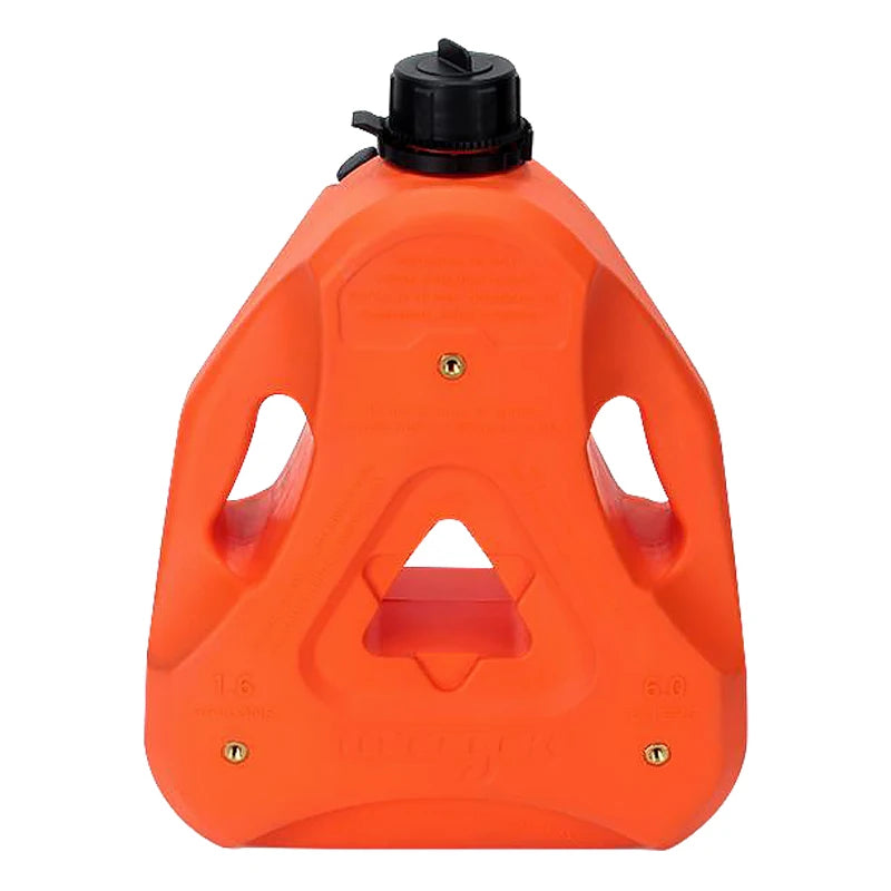 New High Quality 6L Outdoor Plastic PE Oil Drum 1.6-Gal Diesel Fuel Can Orange/Black/Red Trailer Hitch Accessories 1