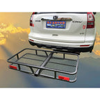 SUV Rear Luggage Compartment Foldable Mesh Large Capacity Outdoor Travel Basket Rack Trailer Hitch Camp Trailer Accessories 2