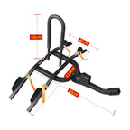 Foldable Bike Car Transport Racks Multiple Bike Car Carrying Square Mouth Quick Insertion Rear Hanging Trailer Hitch Accessories 2