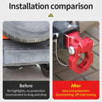 Aluminum Alloy 15T Towing Hitch Shackle Towing Arm 5x5cm Square Tube Off-road Refit Hook Trailer Hitch Camp Trailer Accessories 4
