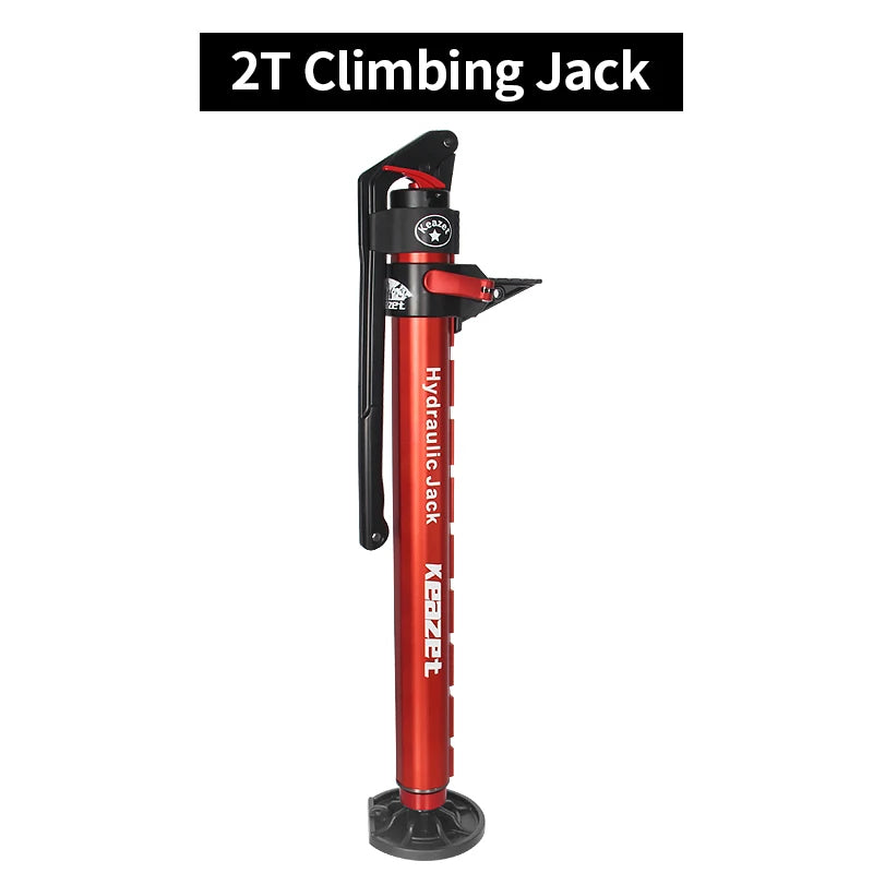 2T Manual Hydraulic Climbing Outdoor Off-Road Recovery Hi-Lift Jack Fit -30C Low Temp Steel Trailer Hitch Car Rescue Accessories 4