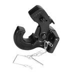Hot Sale High Quality Forging Trailer Hitch 10T Steel Tow Hook Fits 85x45mm Install Hole Receiver Pintle Tow Hook Accessories 3