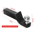 Integrated Tow Hook with 2 Inch Trailer Ball Heavy Duty Towing Hook 7500LBS Load Capacity Universal Trailer Hitch Ball for SUV 2