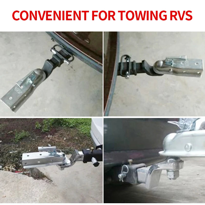 85x45mm Install Base and 2-inch Trailer Hitch Ball Off-road Refit Tow Hook Parts Trailering Arm Car Accessories 5