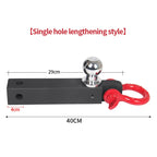 Trailer Hitch Ball Mount With U-Shackle Fits 2-Inch Square Mouth Receiver-Trailer Refit Parts &Tow Hook Car Accessories 4
