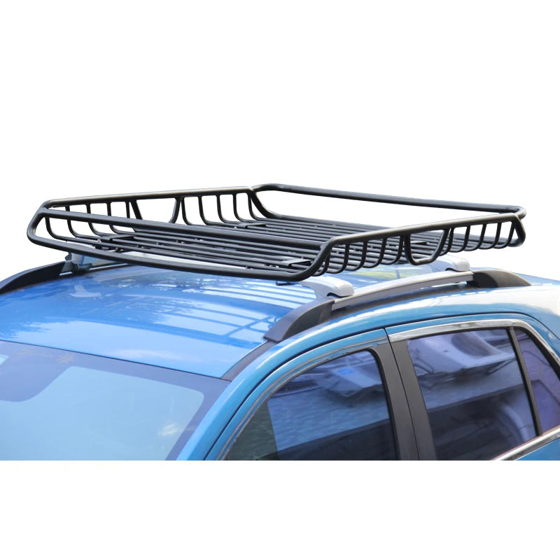 Universal Auto Roof Top Luggage Carrier Racks Rail Cargo Rooftop Rack Frames Aluminium Alloy Car Roof Basket Frame for Suv 2