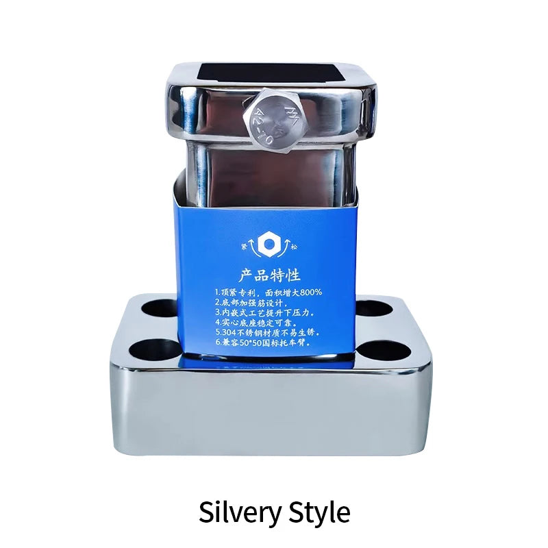 304 Stainless Steel Universal Towing Square Mouth Base with Patent Anti-sway Design Trailer Hitch Offroad Parts Car Accessories 5