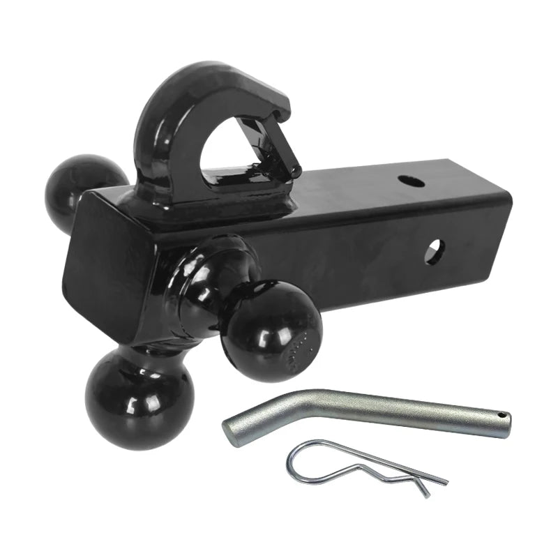 Fits for RAM2500 Hemi and Ram3500 Trailer Hitch Tri Ball Trailer Arm to 2-1/2-inch Receiver Refit Tow Hook Parts Car Accessories 4