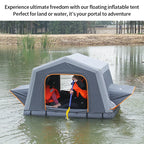 Four Season Outdoor Camping Inflatable Tent Multi Purpose Tentage with windows Portable Camp Tent Trailer Hitch Car Accessories 5