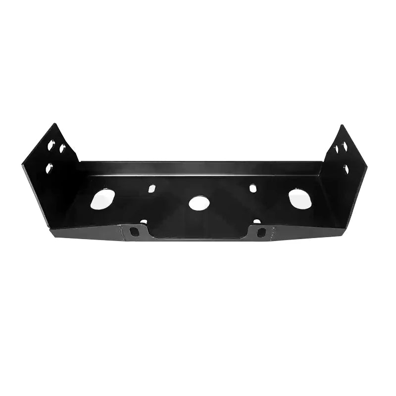 For Nissan Patrol Y60 Steel Front Bumper Winch Tray Bracket Parts Winch Mounting Rack Holder Trailer Hitch Car Winch Cradle 1